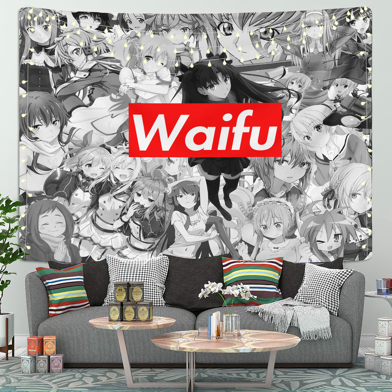 Waifu Tapestry Room Decor Nearkii