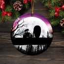 Wall E Moon Night Mica Ornament Perfect Gift For Holiday Nearkii