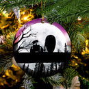 Wall E Moon Night Mica Ornament Perfect Gift For Holiday Nearkii