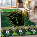 Warhammer 40k Christmas Green Christmas Rug Carpet Rug Home Room Decor Nearkii
