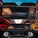 Funny White Chicks Singing Car Auto Sunshades Nearkii