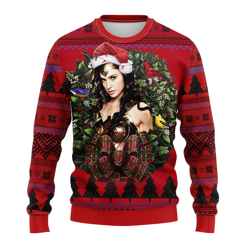 Wonder Woman Noel Mc Ugly Christmas Sweater Thanksgiving Gift Nearkii