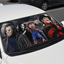 Horror Character Lover Auto Car Sun Shades Nearkii