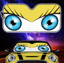 Yellow Cute Eyes Cartoon Auto Sun Shades Nearkii