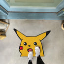 Surprised Pikachu Meme Custom Shape Rubber Doormat Home Decor
