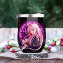 Zero Two Moonlight Love You To Moon And Back Premium Wine Tumbler Nearkii