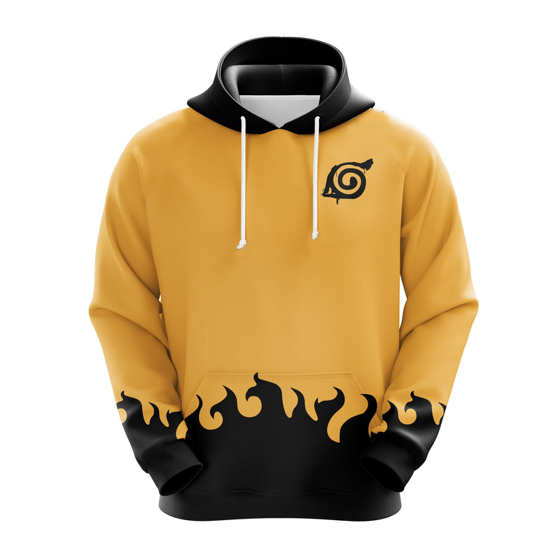 Naruto Outfit Cosplay Yellow Anime Hoodie Amazing Gift Idea Nearkii