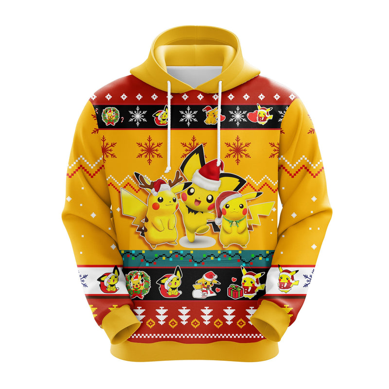 Pikachu 1 Christmas Noel Mc Ugly Hoodie Amazing Gift Idea Thanksgiving Gift Nearkii