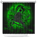Zoro One Piece Moonlight Shower Curtain Nearkii