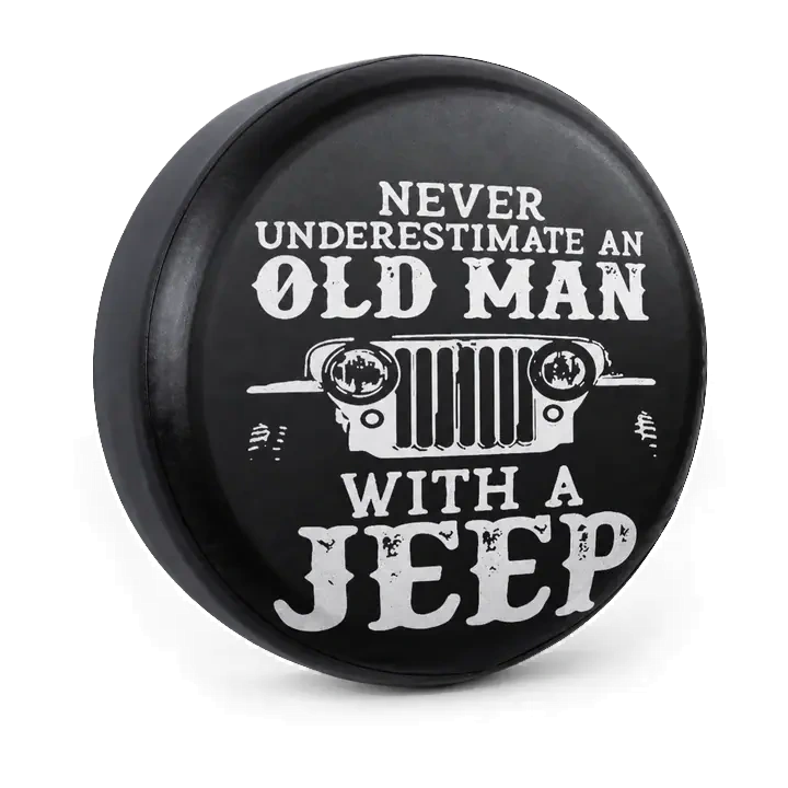 Old Man With a Jeep spare tire cover