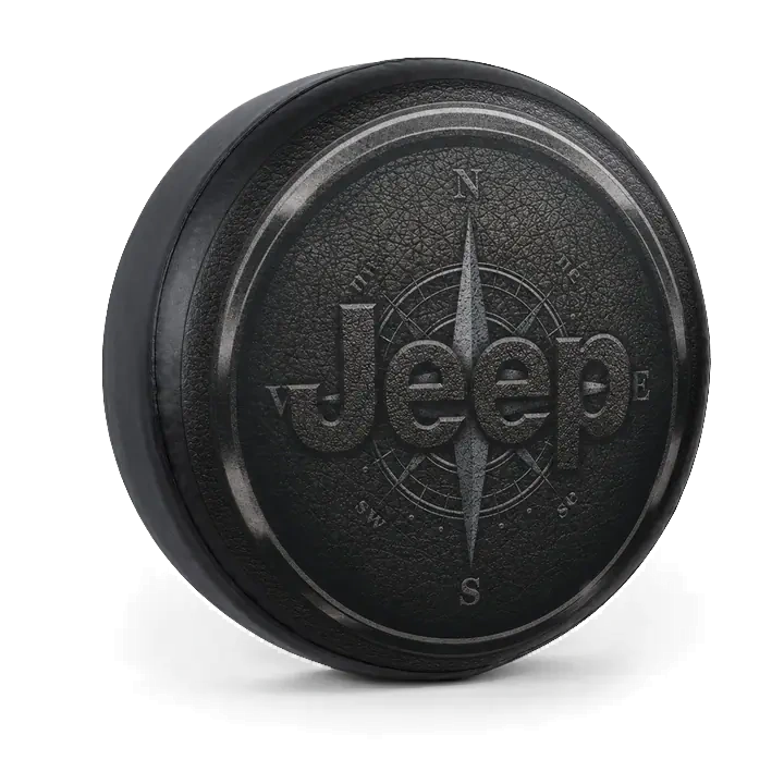 Black Jeep compass spare tire cover